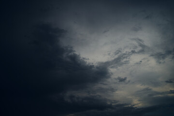 Dramatic dark sky storm weather 2