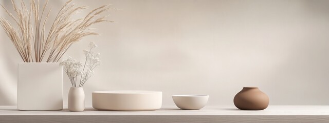 Soft Neutrals: Elegant Product Display