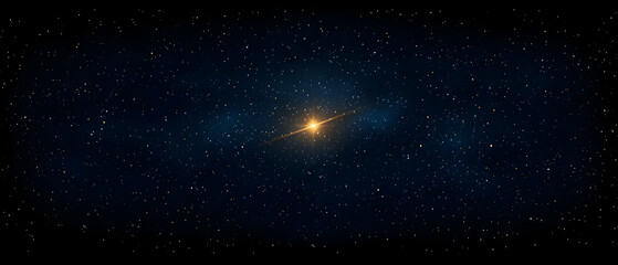 Naklejka premium Starry Night Sky Background