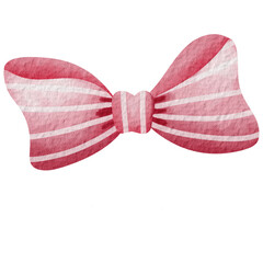 Cherry element drawing, cute, tied with a bow