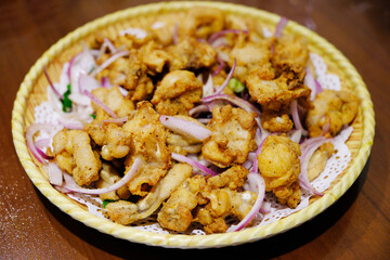 Salt and Pepper fried Bullfrog‌, Chinese food