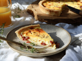 Savory Quiche Lorraine A Delightful Slice of French Cuisine