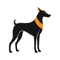 vector illustration of a dog