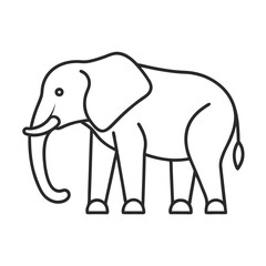 Elephant cartoon illustration