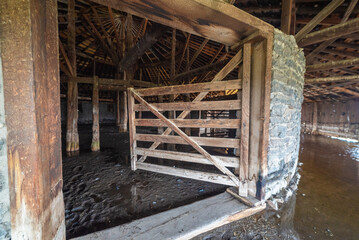 Gateway To Arena In Round Barn
