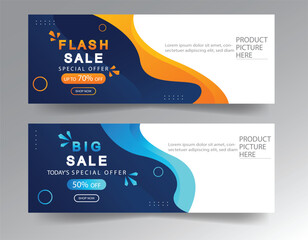 sale banner template design  big sale  flash sale. modern banner design.