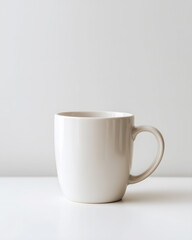 Obraz premium Simple Elegance A Single Coffee Mug on a Clean Surface