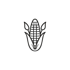 Corn vector logo template