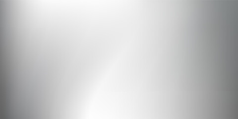 Modern foil background with metal mirror texture. Chrome gradient surface with ligh abstract modern simple
