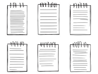 Memo Pad Minimalist Line Art