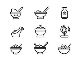 Mortar Minimalist 2D Line Art 