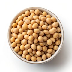 Bowl of Soybeans Overhead View, Soybean Nutrition, legume, Soybean image Soybeans, Legume