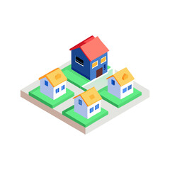 Modern Isometric House 