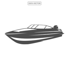 Boat silhouette vector illustration, boat icon, boat logo  design