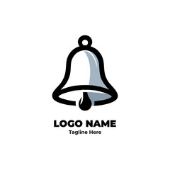 Bell logo symbol bell vector bell clean bell flat bell simple bell for app branding notification interface mobile application business design startup professional identity