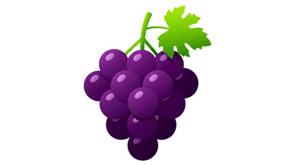 Fototapeta premium bunch of grapes isolated on white