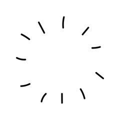 シンプルな手描きのフレーム