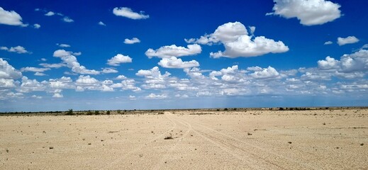 sand dunes and blue sky