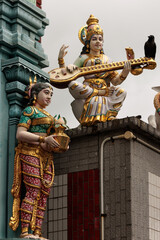 Entrance of Sri Thendayuthapani Temple - Singapore