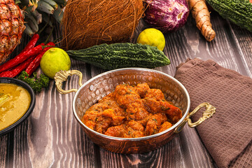 Indian cuisine - Prawns malabar masala
