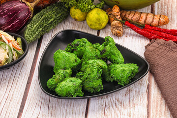 Indian green chicken mint tikka