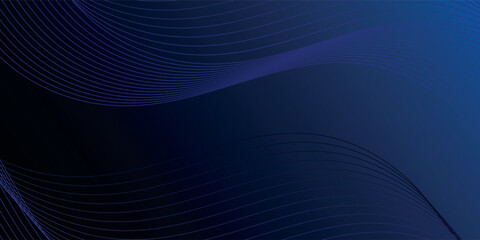 Naklejka premium abstract blue background with dynamic swirl lines vector illustration eps10