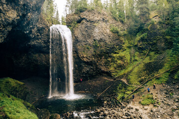 Moul Falls, Wells Gray Provincial Park, British Columbia, Canada