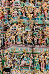 Entrance of Sri Thendayuthapani Temple - Singapore
