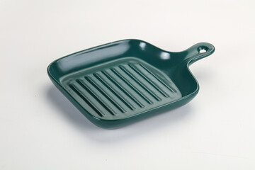 Empty clean color plate dishware