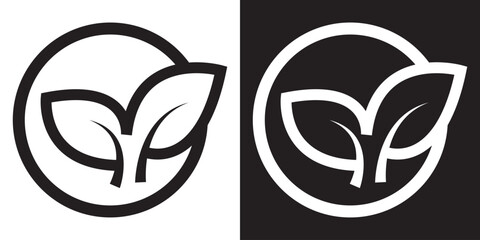 Fototapeta premium Eco friendly icons. Natural food labels. vector illustration. EPS 10/AI