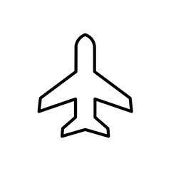 airplane icon vector illustration