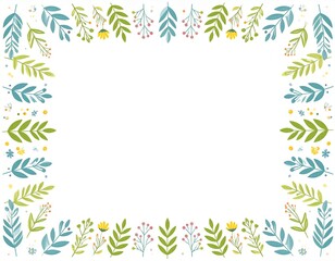 植物でつくられたフレーム