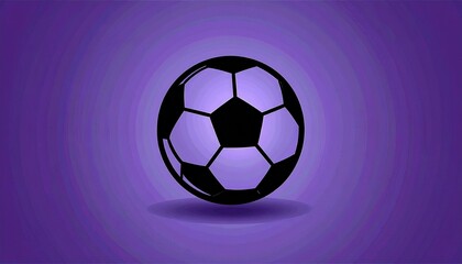 Obraz premium soccer ball on a red background