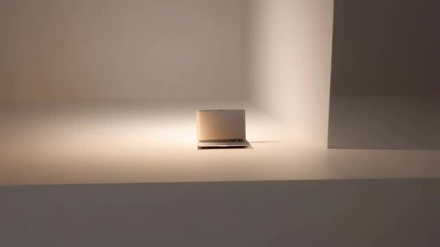 An Apple Mac Pro laptop displayed on a table.