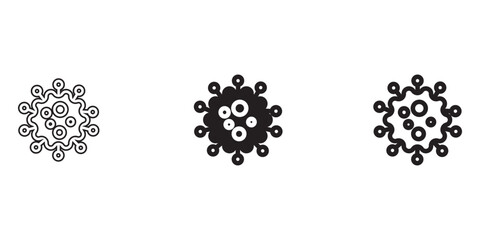 Sign caution coronavirus. Stop coronavirus. Coronavirus outbreak. Coronavirus danger and public health risk disease and flu outbreak. Pandemic medical concept with dangerous cells.Vector illustration