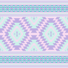 Southwestern Navajo Rug with Geometric Diamond Pattern