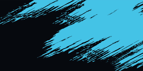 Dark blue stripes grunge abstract geometric background. Retro tech concept vector banner design eps 10