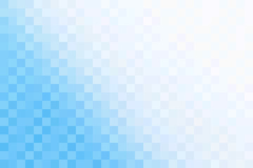 水色のモザイク　正方形の模様