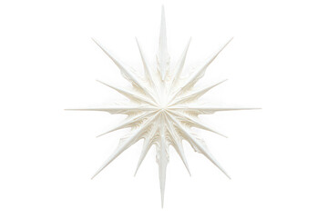 Fototapeta premium Abstract white starburst design isolated on transparent background