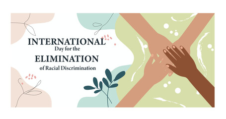 International Day for the Elimination of Racial Discrimination Illustration Set-02