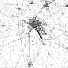 Naklejka premium 3D illustration of city and urban in Alessandria Italy