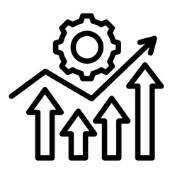 Optimization Arrows  Icon Element For Design	