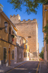 In the centre of Denia town