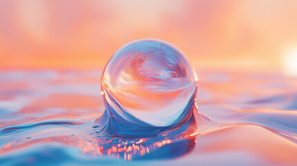 soap bubbles on black background