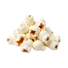 Delicious white popcorn cluster, ideal for movie nights or events, clean and inviting look.