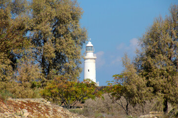 The Paphos lighthouse is a lighthouse in the southwest of the Mediterranean island of Cyprus