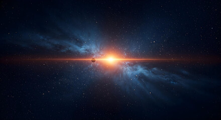 Fototapeta premium Sci-Fi Space Energy Backgrounds – Black Holes, Nebulas, Galaxies & Cosmic Power