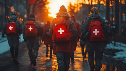 Red Cross Medical Team United for Relief High Resolution Picture