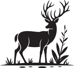 Mountain Deer Silhouette Clipart &ndash; Rustic Wildlife Vector Art

Majestic Deer Silhouette &ndash; Mountain and Forest Scene Design

Wild Mountain Deer SVG Bundle &ndash; Cricut Cut Files for Outdoors

Deer with Ant