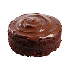 Delicious chocolate cupcake with glossy chocolate frosting, perfect for any occasion, high-quality close-up.